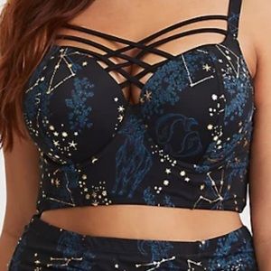Torrid Zodiac Swimsuit with Cover Up